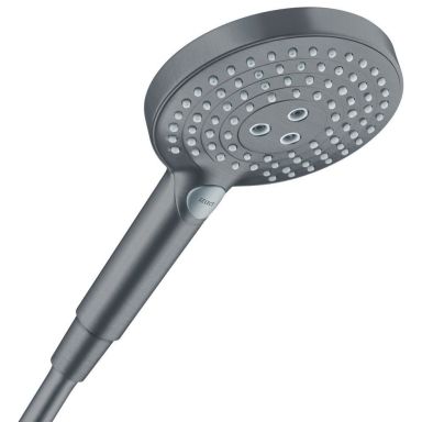 Hansgrohe Raindance Select S120 26530340 Handdusch 3 stråltyper, Ø125 mm, borstad svart krom