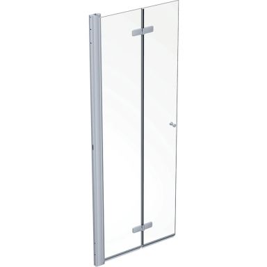 Contura Showerama Duschdörr silver/klarglas, vänster
