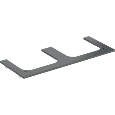 Geberit ONE 505.165.00.2 Benkeplate steintøy. dobbel, svart