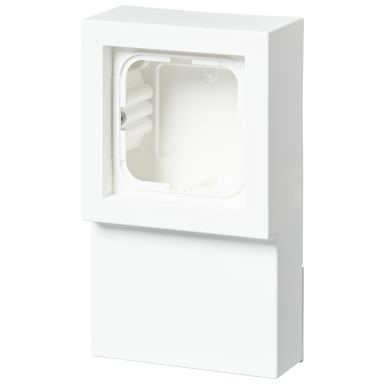 ABB 1721L-884 Sockeldosa 1-väg, vit