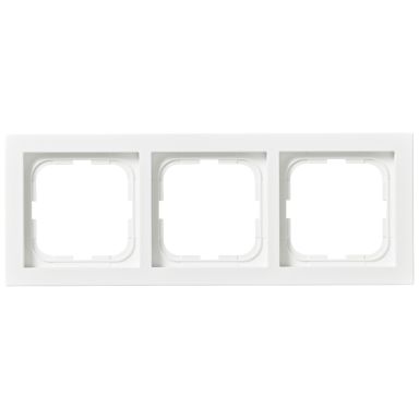ABB 1723F85-884 Täckram 3-fack, vit, 85 mm
