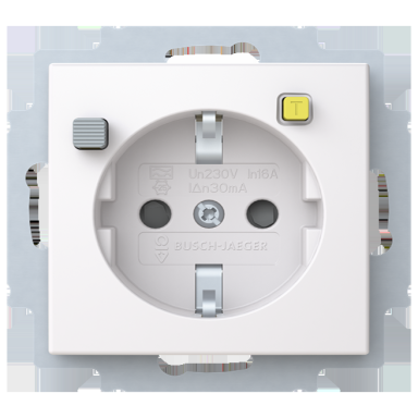 ABB Saga 3120EUC-916 Stikkontaktinnsats med jordfeilbryter