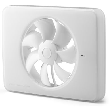 Fresh Intellivent P Baderomsvifte hvit, 202x152x64 mm, 134 m³/h