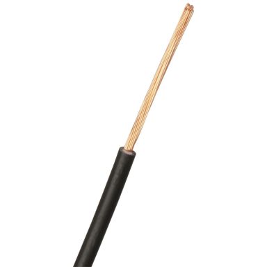 Nexans RK Kopplingskabel 1x1 mm², svart, 90°C (H05V2-K)