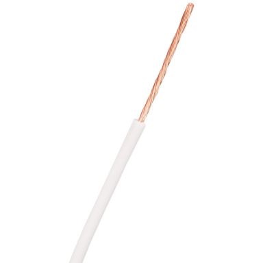 Nexans RK Kopplingskabel 1x1 mm², vit, 90°C (H05V2-K)