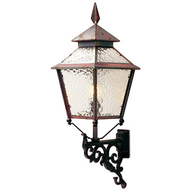 Westal Eriksberg Vegglykt kobber, støpejern, 930 x 306 mm