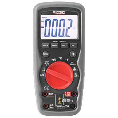 Ridgid DM-100 Multimeter med 9V batteri