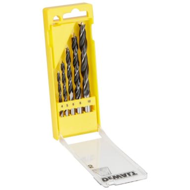 Dewalt DT4535-QZ Träborr 5-pack, 4, 5, 6, 8 och 10 mm