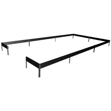 Halls F06445 Fundament 13 m², svart