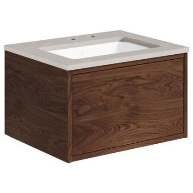 Gustavsberg Ducentic GB71DCVU60AWSG1200 Allaskaappi 60 cm, ruskea tammi/harmaa kivi, 2 hanareikää