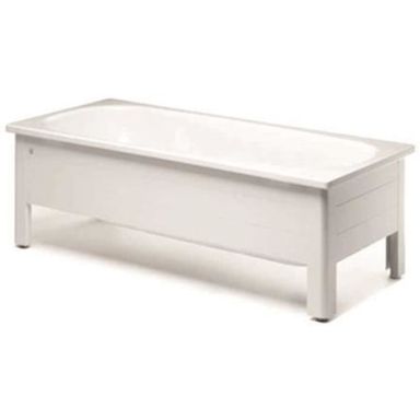 Gustavsberg GB21701 Helfrontstativ hvit, med front og endestykke