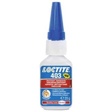 Loctite 403 Cyanoakrylatliima 20 g, imukykyisille pinnoille