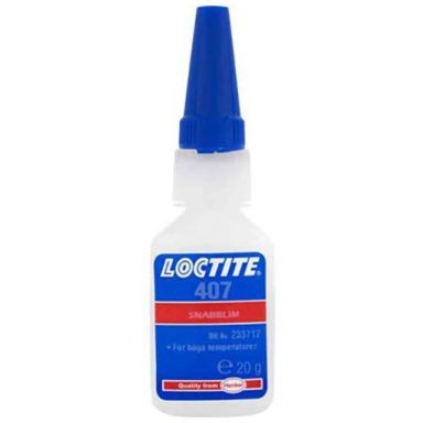 Loctite 407 Pikaliimat 20 g, hyvä lämmönkesto