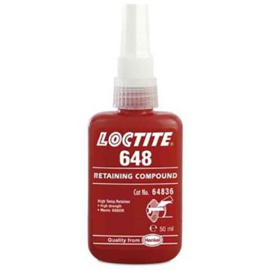 Loctite 648 Gjengelåsing 50 ml, høy viskositet