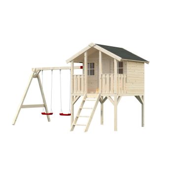 Palmako Toby Lekstuga 2,2 m²/inv. 2,1 m², med gungställning, obehandlad