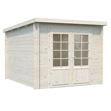 Palmako Ella Stuga 7,2 m²/inv. 6,9 m², utan golv, obehandlad