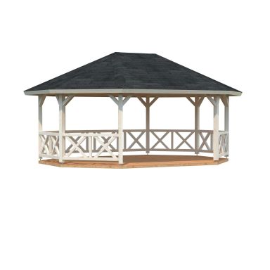 Palmako Betty Paviljong 25 m², utan golv, obehandlad