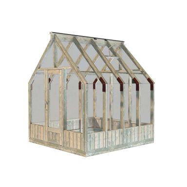 Palmako Emilia Orangeri 5,8 m²/inv. 5,4 m², grå tryckimpregnerad