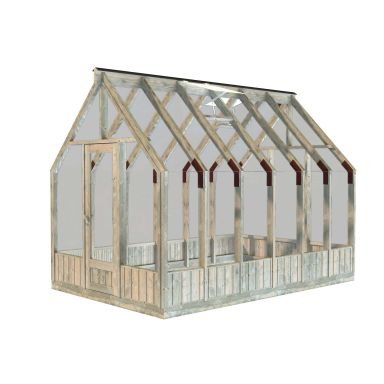 Palmako Emilia Orangeri 8,7 m²/inv. 8,2 m², grå tryckimpregnerad