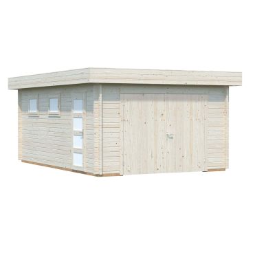 Palmako Rasmus Garage 19,8 m²/inv. 19 m², med port, obehandlad