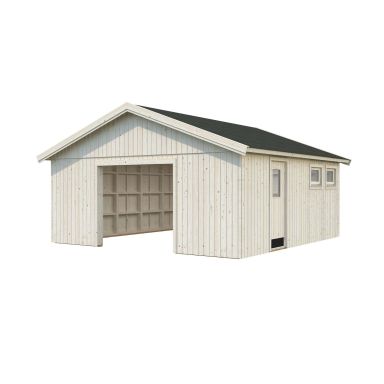 Palmako Andre Garage 32,1 m²/inv. 28,5 m², utan port, obehandlad