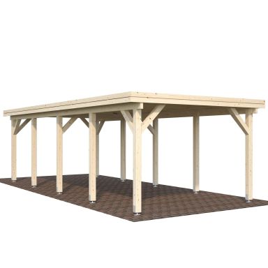 Palmako Karl Carport 27,4 m²/inv. 23,1 m², obehandlad