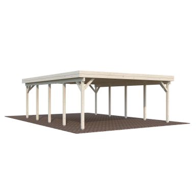 Palmako Karl Carport 45,7 m²/inv. 40,6 m², obehandlad
