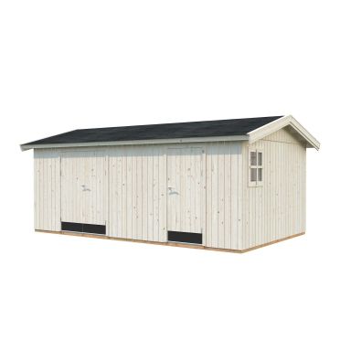 Palmako Olaf Förråd 18,5 m²/inv. 16,9 m², obehandlad