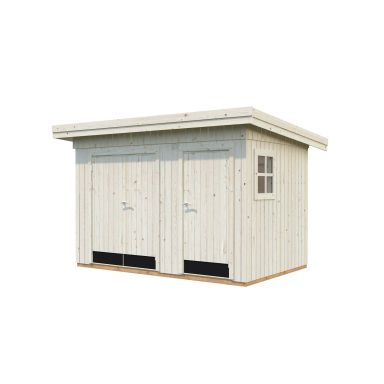 Palmako Kalle Förråd 7,6 m²/inv. 6,6 m², obehandlad