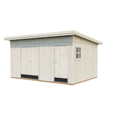 Palmako Kalle Förråd 14,9 m²/inv. 13,5 m², obehandlad