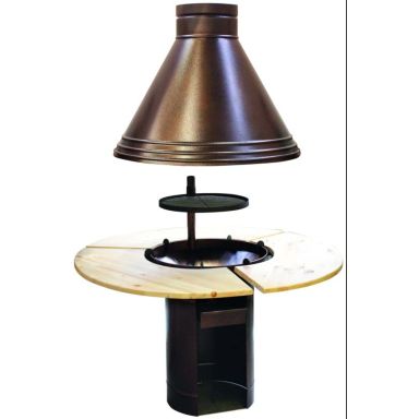 Palmako 102789 Grill med bord, för grillkåtan Eva