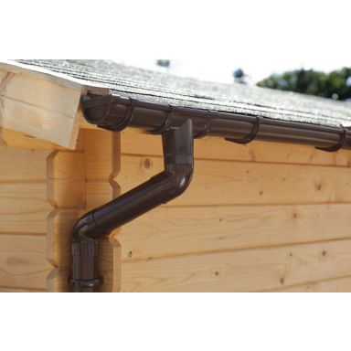 Palmako 106629 Takavvattning mörkbrun, för sadeltak