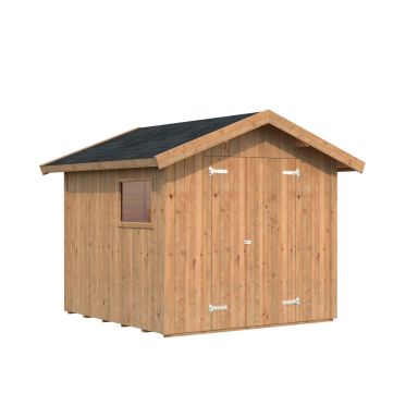 Palmako Nils Förråd 5,6 m²/inv. 5,4 m², brun impregnerad