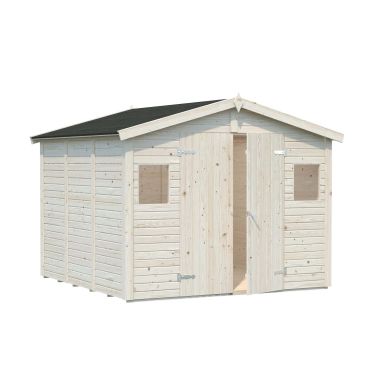 Palmako Dan Förråd 7,6/inv. 7 m², impregnerad natur