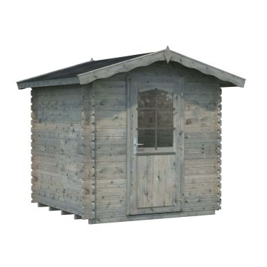 Palmako Vivian Stuga 4 m²/inv. 3,8 m², grå impregnerad