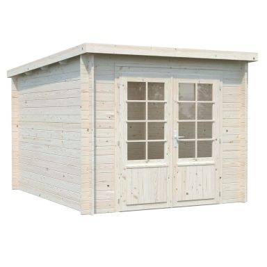 Palmako Ella Stuga 7,2 m²/inv. 6,9 m², utan golv, impr. natur