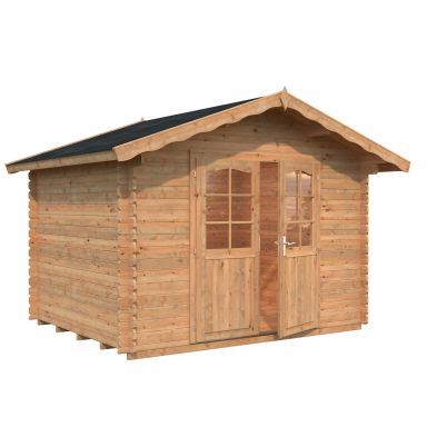 Palmako Vivian Stuga 7,2 m²/inv. 6,9 m², brun impregnerad