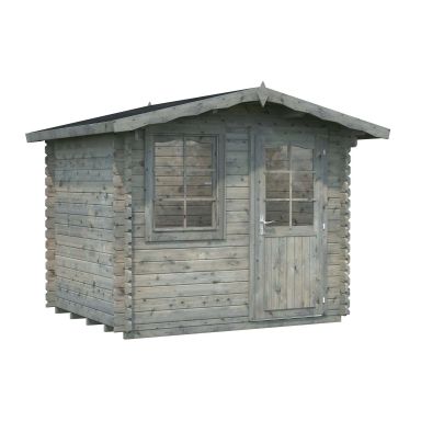 Palmako Emma Stuga 4,8 m²/inv. 4,6 m², grå impregnerad