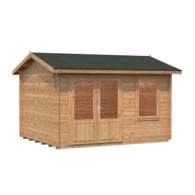 Palmako Iris Stuga 9,9 m²/inv. 9,6 m², brun impregnerad