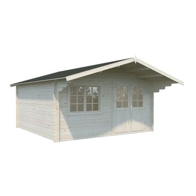 Palmako Britta Stuga 18,1 m²/inv. 17,5 m², utan golv, impr. natur