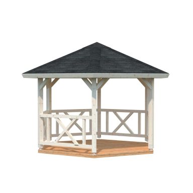 Palmako Betty Paviljong 9,9 m², utan golv, obehandlad