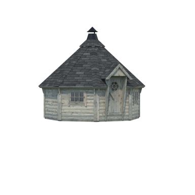 Palmako Eva Grillkåta 11,9 m²/inv. 11,4 m², grå impregnerad