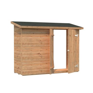 Palmako Leif Förråd 2,3 m²/inv. 2,2 m², brun impregnerad