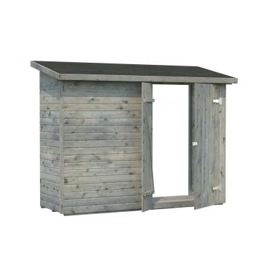 Palmako Leif Förråd 2,3 m²/inv. 2,2 m², grå impregnerad