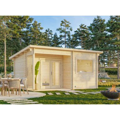 Palmako Sanna Bastu 15,4 m², Invändig 11,5 m², obehandlad