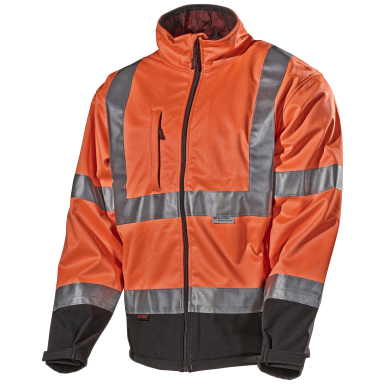 L.Brador 289P Softshelljacka hi-vis orange, klass 2