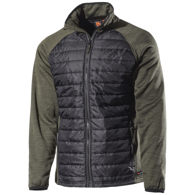 L.Brador 6090P Hybridjacka svart/grön
