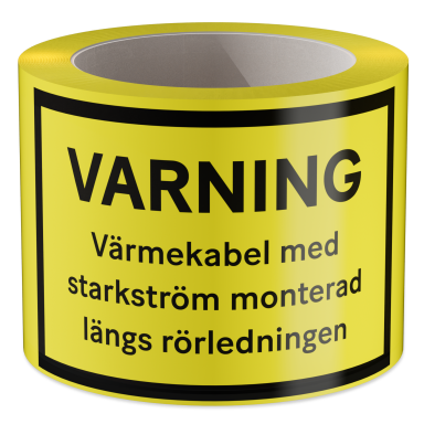 Ebeco 8960964 Varningstejp 100 m