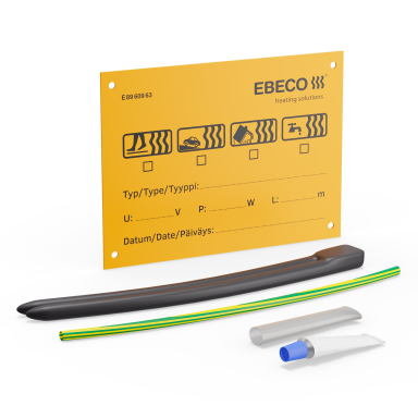 Ebeco 8960419 Tilkoblingssett for F10, silikon