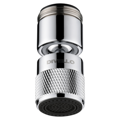 DIVELLO Expo M22+24 Strålesamler med kuleledd, M22x1.0 + M24x1.0 mm